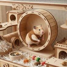 1pc Hamster Vest, Teddy Bear Outfit, Squirrel Outdoor Wear, Vest, Hamster Warm Clothing - Multicolor - View 10