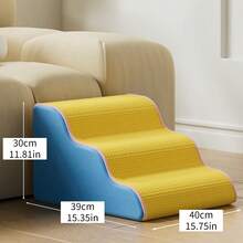 Pet Stairs, Dog Stairs, Bed Steps, Non-Slip Removable Climbing Ladder, Sloping Climbing Ladder, Specially For Small Elderly Dogs, Sofa Steps, Cat Climbing Ladder, Non-Slip Steps - Multicolor - View 11