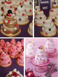 6-Cavity Mini 3-Tier Silicone Cake Mold, Multi-Layer Cupcake Muffin Mousse Mold, DIY Round Cupcake, Cake, Pudding, Cookie, Chocolate, Jelly, Muffin Baking Mold, Non-Stick Bakeware - Multicolor - View 5