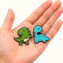 1pc Cute Casual Zinc Alloy Dinosaur Brooch Pin, Suitable For Backpack, Birthday, Children's Day Gift, All Seasons - Multicolor - View 5