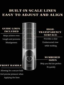 120 piezas Tiras de extensión de uñas francesas 3D de doble color, pegatinas de uñas gruesas adecuadas para principiantes y profesionales - Multicolor - Ver 5