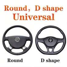 Bling Soft Leather Car Steering Wheel Cover Non-Slip Heat And Cold Protector - Multicolor - View 7