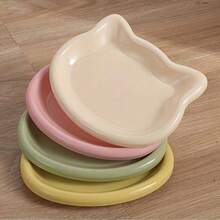 Cartoon Cat Design Pet Food Bowl, Suitable For Cats And Dogs, Multiple Colors Available To Cater To Different Preferences, Non-Slip Base Design To Prevent Shifting, Whisker-Friendly Structure To Protect Pet Feeding Experience - 300ML - View 13