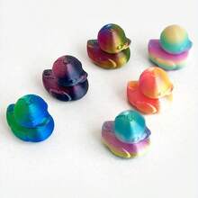 10pcs/20pcs/30pcs Mini Cute Duck Animal Micro Figurines, Decorative Accessories For Landscaping, Desktop Decor, Ideal Gifts For Valentine's Day, Christmas, Halloween, New Year, School Events, Birthday Parties, Etc. (Random Colors) - Multicolor - View 4