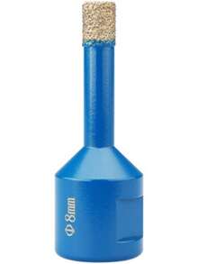 1pc Diamond Drill Bit, Suitable For Ceramic Tile, Marble Tile And Vacuum Brazing Hole Cutter - Blue - View 2