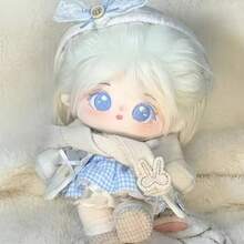 دمية لينة 20 سم مع هيكل عظمي قابل للوضع والتصوير، هدية عيد ميلاد مثالية، هدية للأصدقاء - متعدد الألوان - مشاهدة 7