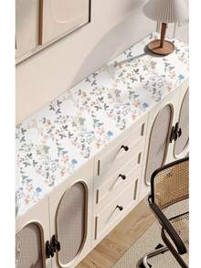 1 Roll Removable Watercolor Wallpaper, PVC Self-Adhesive Wall Sticker For Hotel Bathroom Home Renovation, Desk Surface Furniture Decor, Easy Installation, 45CM*100CM/300CM/500CM - Grey - View 13