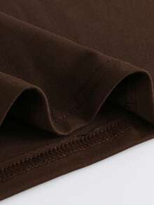 Teen Girls Short Sleeve Tee Bright Future Anime Print Teddy Soft Comfy Everyday Wear - Brown - View 6