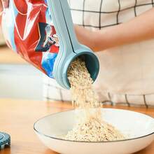 1/2 Pcs Multi-Function Food Bag Sealing Clips With Lid & Pouring Hole, Snack Preservation & Airtight Sealing Tool - Multicolor - View 1