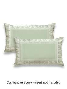 2 件装波西米亚风抱枕套，几何印花波西米亚风靠垫套，简约时尚线条图案抱枕套，超柔软舒适，隐形拉链，可机洗，家居装饰抱枕套，适用于沙发、客厅、卧室，不含枕芯 - 淡綠色 - 查看 14