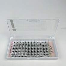 10D/16D/20D 0.05 Thickness 12 Rows Mini Box Portable Realistic Natural Looking Eyelash Extensions, Soft Mink Lashes - Black - View 24