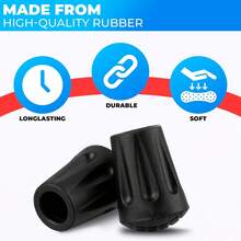 Park Ridge Outfitters Hiking Pole Tips - 6 Pack - Replace Lost Or Worn Standard Hiking And Trekking Pole Tips - mặc định - Xem 3