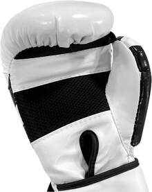 Guantes de Boxeo Venum Entrenamiento, Profesional, Resistencia, Comodidad, Alta Calidad, para Sparring, Kickboxing y Artes Marciales - Blanco - Ver 10