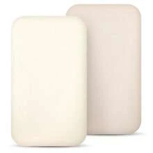 2 件装棉纱布床边婴儿床单，33x20 英寸，超柔软透气，适合男婴和女婴，婴儿礼物 - 彩色 - 查看 7