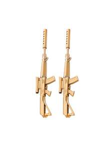 2 支狙击步枪主题圆珠笔、中性墨水笔、创意办公/学校用品、男孩文具礼物