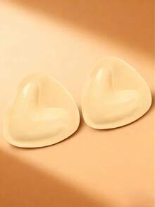 3厘米厚双面胶胸垫，提拉丰胸，提升乳沟，适用于夏季文胸、泳装、连衣裙、半身裙等。 - 杏色 - 查看 13