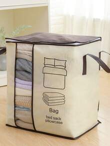 真空收纳袋，无纺布加固手持式衣物床上用品收纳袋 - 非常适合季节性衣物床上用品收纳、搬家日防尘防水收纳、玩具及杂物整理以及节省空间的解决方案。