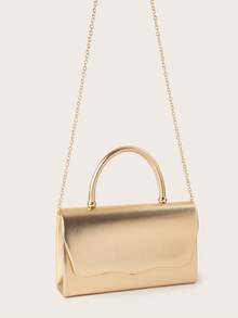 Glitter Clutch Bag For Evening Party & Ball With Noble Fashionable Women's Handbag Perfect For Lady, Woman, For Party Girl Perfect For Party, Wedding, Prom, Dinner/Banquet,Best Gift For Women Mom Teacher Friend - Gold - View 4