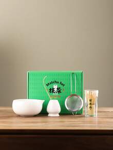 Bộ dụng cụ pha trà Matcha kiểu Nhật 5 món (Đóng gói thường/Hộp màu/Hộp cầm tay) – Bát trà Matcha tráng men nung thủ công với hoa văn tinh tế & bộ đánh trà Matcha, bộ dụng cụ pha trà Matcha truyền thống thời nhà Tống, lý tưởng để pha Matcha Latte, món quà hoàn hảo cho người yêu thích Matcha. - Bao bì hộp màu - Xem 19