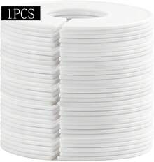 Closet Dividers Clothes Organizers - Closet Organizers Plastic Clothes Size Dividers Labels Separators For Garment Organizer (Marker Not Included) - 白色 - 查看 9