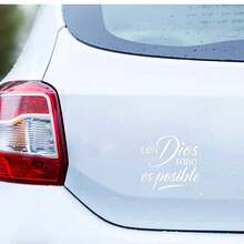 镜面贴纸，耐用粘合剂，2D平面后车身贴纸，优雅布局，汽车贴纸。 - A - 查看 5