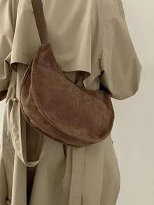 多功能新款秋冬斜挎包、马鞍包、独特小号单肩包、帆布包 - 彩色 - 查看 8