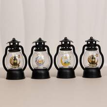 4支装斋月/开斋节月亮LED电子蜡烛，节日蜡烛，祝福蜡烛，氛围装饰灯，斋月装饰灯，卧室装饰灯，节日派对用品，节日装饰品，发光氛围灯 - 黃色 - 查看 13