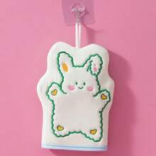 1pc Rabbit Shaped Exfoliating Bath Gloves, Cute Pattern Bathing Scrub Mitt - Multicolor - View 10