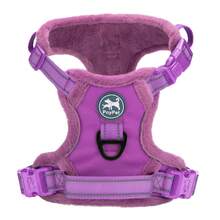 Breathable Dog Harness, Front & Back D-Rings, Choke-Free, Padded Oxford Cloth Pet Vest - Purple - View 10