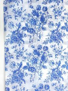 50 piezas de papel de regalo con estampado de flores azules, adecuado para manualidades hechas a mano, embalaje de regalos para fiestas, envolver ramos, embalaje de zapatos y ropa, también adecuado para regalos de cumpleaños o decoraciones para fiestas y bodas - Multicolor - Ver 6