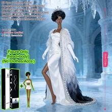 12.6in 1/6 BJD/MJD Supermodel Doll, 12-Joint Posable Ball-Jointed Toy, Realistic Modifiable Makeup, Exquisite Contour, Fluffy Voluminous Hair, Chic Silhouette, Desktop Display, No Clothing - DollOnlyNoAttire - View 26