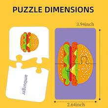 16pcs Montessori Puzzle Set, Early Education Puzzle Toys, Interesting Early Education Puzzle Game, Simple And Easy To Play, Puzzle Game, Puzzle Gift, Teaching Supplies, Classroom Supplies, Student Supplies, Stationery, School Supplies, Back To School Gift, Children's Birthday Gift - Multicolor - View 11