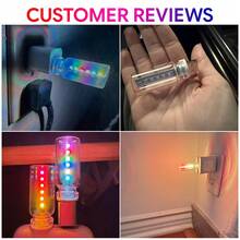 RGB LED Accent Ambient Light 13 Modes Touch To Switch USB Port Easy Install No Wiring Tool Required Multicolor Lights Lighting Car Interior Accessories Mood Lighting Cool Car Gadgets Perfect Gift Idea Valentines Day Christmas New Year Anniversary Dating For Camping Bedroom LivingRoom Home Party - Touch to Switch - 查看 8