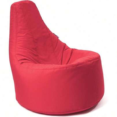 Bean Bag Chair Gaming Indoor Outdoor Weather Resistant - Perfect For Home, Garden, Living Room Lounge - Adult, Teenager Big Recliner BeanBag Chairs With Filling Beans Included - Red