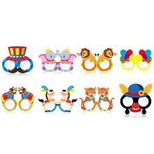 8 món đồ trang trí tiệc xiếc gồm kính chú hề, đạo cụ chụp ảnh lễ hội, đồ dùng sinh nhật và tiệc mừng em bé. - Nhiều màu - Xem 9