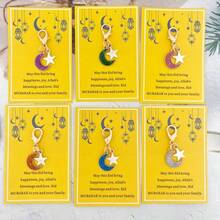 12件/6套开斋节快乐礼物，6色合金新月钥匙扣套装，开斋节贺卡/精致骆驼 - 龙虾扣，耐用锌合金 | 适合学生/朋友 | 适用于生日/考试/毕业/日常鼓励/节日祝福/异地关怀 | - 送给女教师、妈妈、闺蜜的贴心礼物 - 六色 - 查看 2