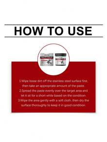 jakehoe Stainless Steel Cleaning Paste, Multi-Purpose Cleaning Paste For Daily Kitchen Cleaning, Decontamination And Renovation - Multicolor - View 6