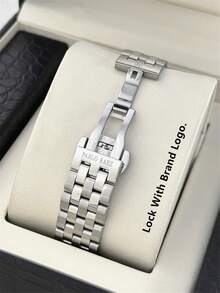 Pablo Raez 1 chiếc đồng hồ nam chính hãng, kiểu dáng lịch lãm dành cho doanh nhân, chất lượng cao cấp AAA, dây đeo bằng thép không gỉ dày dặn, thương hiệu nổi tiếng, thiết kế mới, mặt số vạch chia rõ nét, hiển thị ngày, màu bạc, chống nước 50M, lịch đơn giản, hiển thị ngày tháng, đồng hồ nam thép không gỉ thời trang thường ngày, kim thép, đồng hồ đeo tay cao cấp dùng hàng ngày, quà tặng thầy cô, quà tặng bố hoặc bạn bè nam, quà tốt nghiệp, đám cưới, sinh nhật. - Bạc - Xem 5