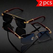 2副男士休闲时尚眼镜 - 彩色 - 查看 1