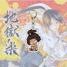 1个6厘米可爱柚子叶钥匙扣 地狱乐园周边双面胶 日常小装饰 - 彩色 - 查看 9