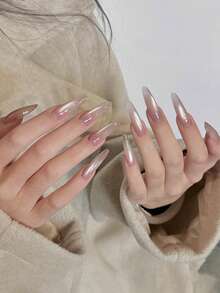 Miss Leia 1-6 15ml 春夏美甲爱心猫眼凝胶指甲油。这款百搭、显白、裸金色/金色珠光猫眼指甲油色彩丰富，适合初学者。UV/LED灯固化，可浸泡，打造半永久性美甲效果。是美甲沙龙、美容院、DIY项目、节日派对以及送给女性的理想礼物。也适用于美甲用品。 - 裸粉色 - 查看 4