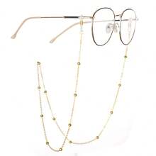 Beaded Glasses Chain Hanging Chain Glasses Accessories Glasses Chain Neck Hanging Glasses Chain Sunglasses Chain Rope Hanging Rope - Rose Gold - View 1