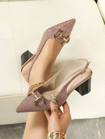 Women's High Heel Pumps, Women's Fashion Patent Leather Autumn Shoes, Women's Fashionable Casual French Style Low Vamp Autumn Shoes, Women's Work Outfit Mary Jane Fairy Style Shoes, Women's Fashionable Casual Slip-On Shoes, Casual Outdoor Street Style Chic Business Nightclub Basic Fairy PU Leather Glossy Version Holiday Wedding College Vacation Party Office Shoes