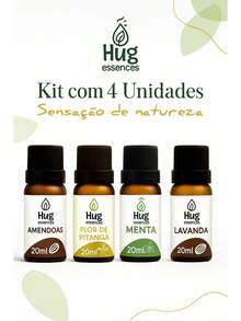 20ml Aromatherapy Essential Oil Kit | For Humidifiers, Room Diffusers And Water-Soluble Air Fresheners - 套裝包含4個 - 查看 1