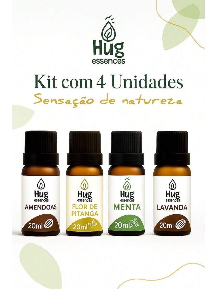 20ml Aromatherapy Essential Oil Kit | For Humidifiers, Room Diffusers And Water-Soluble Air Fresheners - 套裝包含4個 - 查看 1