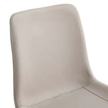 Dining Table & Chair Sets - Brown+Black + Warm Grey + Glass+Metal + PU Leather + Seats 4 - View 6