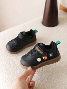 1双新款秋冬婴儿鞋、幼儿鞋、儿童鞋、女童运动防滑鞋 - 黑色 - 查看 3