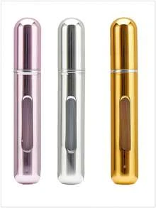 1pc/2pcs/3pcs 8ml Portable Refillable Travel Perfume Atomizer, 8ml Travel Size Spray Bottle, Pocket Wallet Perfume Container, Refillable Travel Spray Bottle, Pump Style Perfume Decanter, Back To School - Multicolor 8ml - View 26