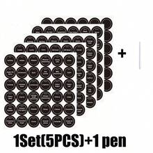 5 Sheets Of 180pcs Round Spice Labels With Adhesive, Suitable For Spice Jars, Blank Writable Labels, Seasoning Labels, Can Be Used For Kitchen Pantry Jars, Lids, Food Containers And Spice Storage Boxes. - Black - View 12