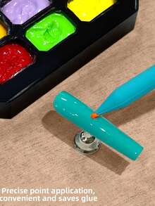 Dual-Headed Integrated Silicone Pen, Nail Art Stamping Plate, Transfer Stamp, Silicone Stamp, Flower, Butterfly, French Manicure Tool - Multicolor - View 5